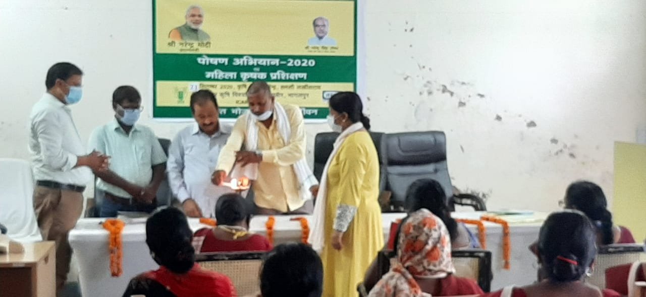 Rashtriya Mashal | लखीसराय में सेविकाओं को पोषण वाटिका एवं कृषि पोषण का...