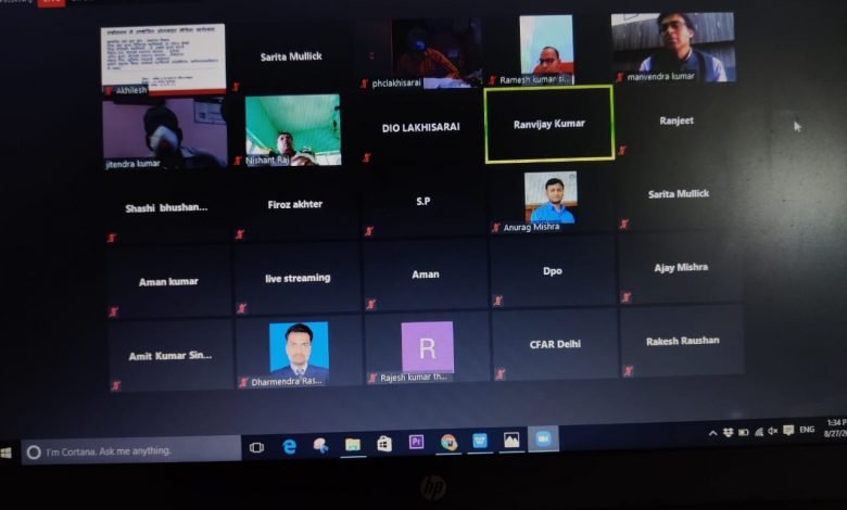 Rashtriya Mashal | पोषण माह की सफलता के लिए बेबिनार पर मंथन